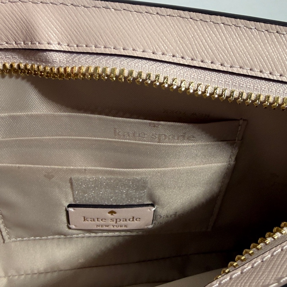 Kate Spade Madison Valentine Blush Pink and Red Heart Shoulder Bag - Picture 6 of 12